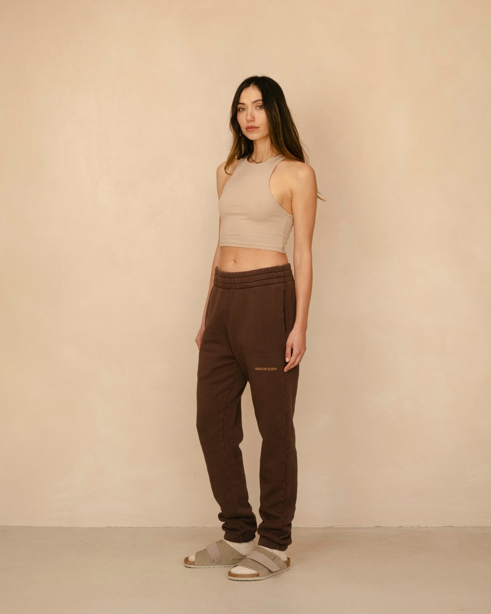 SWEATPANTS - BURNT SIENNA